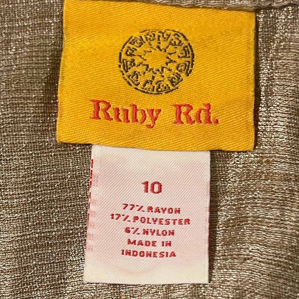 Ruby Rd Metallic Women's Jacket - Picture 9 of 12